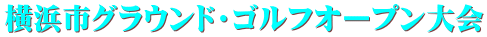横浜市グラウンド・ゴルフオープン大会